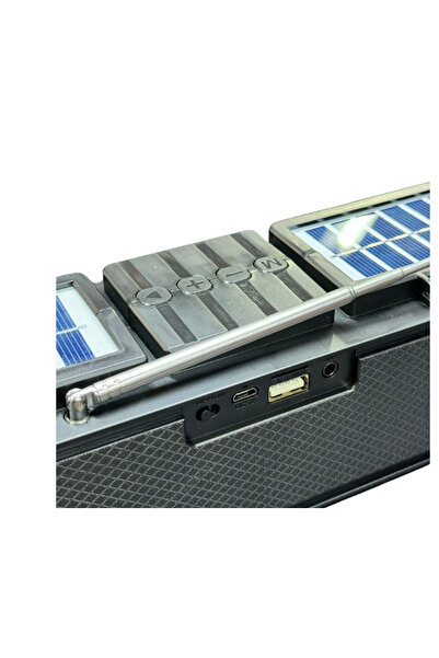 AHMED Portable Bluetooth speaker P18 with solar charging USB FM MICRO SD