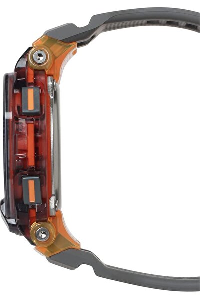Casio G-Shock GBD200SM-1A5 Men's Gray/Orange Digital Watch, Resin, 24mm Band
