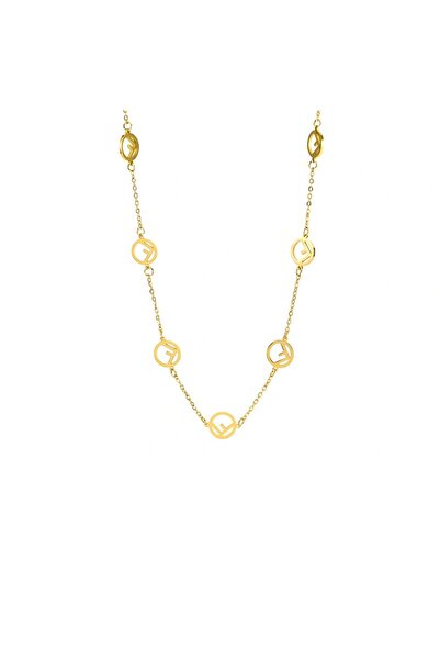 RAFINI Colier Fame - Placat cu Aur 18K, Otel inoxidabil