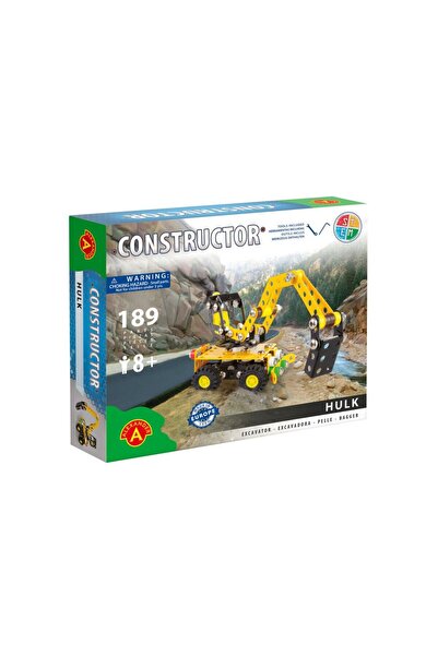 Alexander Toys Construction Game - Hulk Excavator, 189 pieces, STEM game, 8+