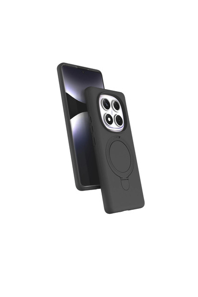 eco port Redmi Note 14 Pro 4g Regal Magsafe Stand Cover - Titan Gray