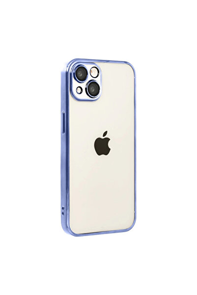 Marsilyan iPhone 15 Lens Silicone - Light Blue