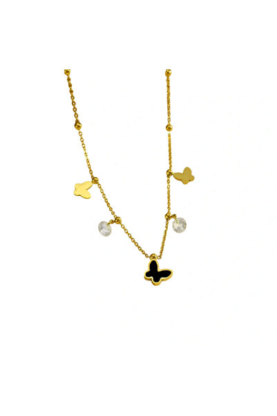 RAFINI Black Butterfly Necklace