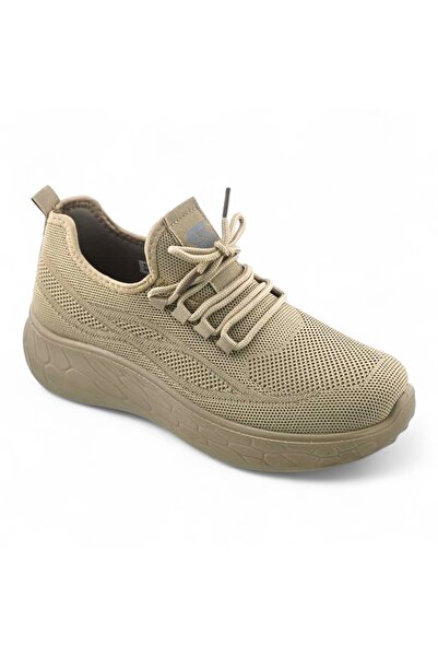 Stone Lightweight Knitted Sneakers