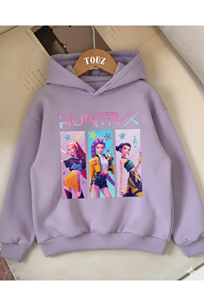 Touz Moda Young Kpop Demon Hunters 3-Thread Thick Sweet Hoodie