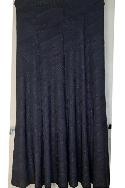 N.Y.YILDIZ Star Patterned 1St Class Sandy Fish Cut Unlined Large Size Piece Skirt with Elastic Waist