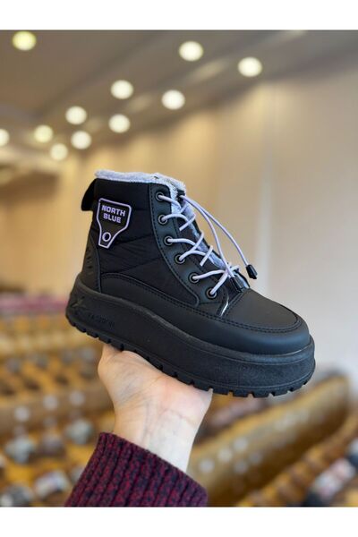 NORTBLUE North Blue Kız Kürklü Kalın Taban Su Geçirmez Kışlık Termal Bot