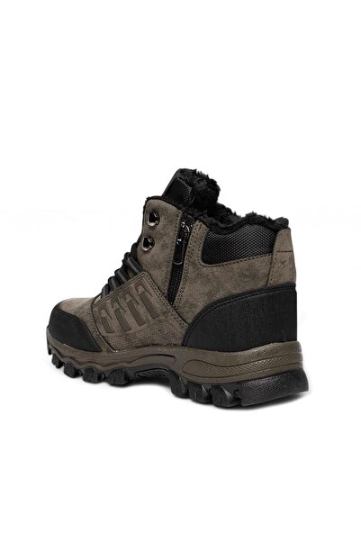 KALKANSHOES Erkek çocuk genç bot garantili orjinal içi kürklü fermuarlı kaymaz taban 36-37-38-39 numara