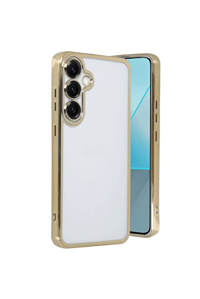 eco port غطاء حماية لهاتف سامسونج جالاكسي S25 بلس مع حماية للكاميرا - ذهبي