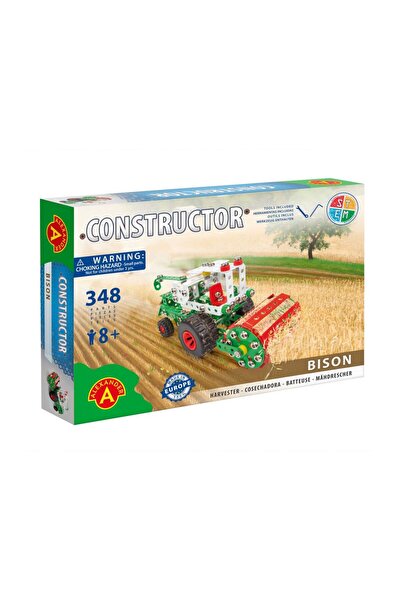 Alexander Toys Construction Game - Bison Harvester, 348 pieces, STEM game, 8+