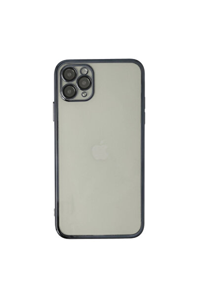 eco port iPhone 11 Pro Case with Camera Protection Lens Silicone - Black