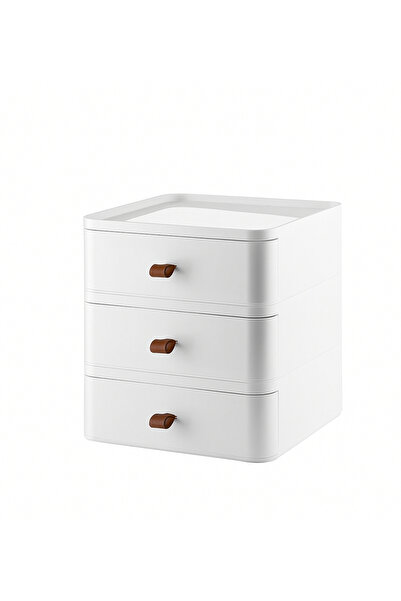 HOMİNG Οργανωτής κοσμημάτων μακιγιάζ 3 επιπέδων με συρτάρια 242358