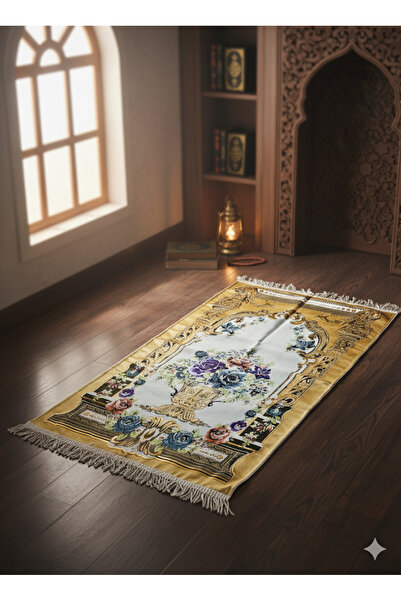 simply line سجادة صلاة فاخرة بتصميم عثماني أنيق، هدية مميزة، مبطنة بالإسفنج ا...