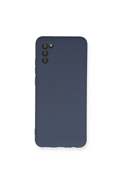 eco port Samsung Galaxy A03S Case Nano Velvet Silicone Inside - Gray