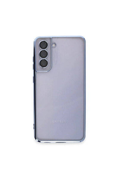 Marsilyan Samsung Galaxy S21 Fe Case Silicone with Lens - Light Blue