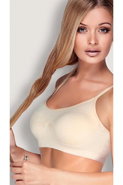 femmefinesse Women's Bra Ultra Comfort Stitch-Free Soft Cup Padded Shaping / Sculpting Sports Bra