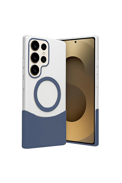 eco port غطاء جوكو سامسونج جالاكسي S24 الترا فيلار ماجسيف - أزرق داكن