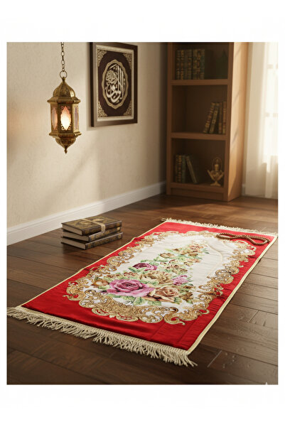 simply line سجادة صلاة فاخرة بتصميم عثماني أنيق، هدية مميزة، مبطنة بالإسفنج ا...