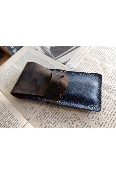 Mahfuz حافظة أقلام من الجلد الطبيعي المجنون لأقلامك الخاصة (لأقلامين) 27 سم \...