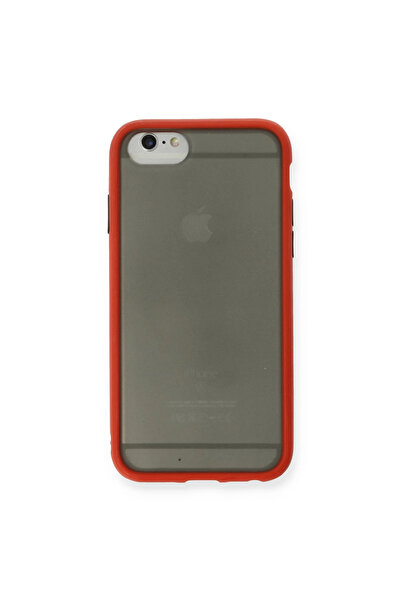 Marsilyan جراب آيفون 6 غطاء سيليكون مونتريال - أحمر