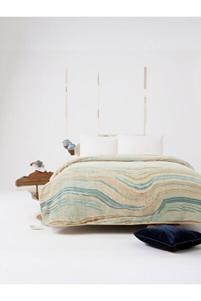 Özdilek Natural Marble Single Blanket – Soft, Warm, Marble Patterned