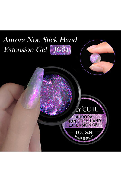 Born Pretty Aurora Solid Extension Nail Gel/Aura Işıltılı 3D Hamur Jel(JG04)-7ml