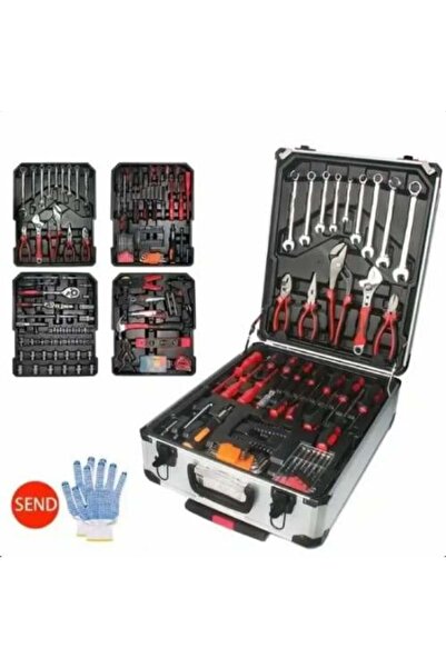 Denx حقيبة أدوات كاملة مكونة من 187 قطعة