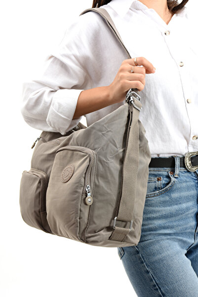 Sanmorris حقيبة ظهر وكتف نسائية من GLC مكونة من 3021 جزءًا من قماش مجعد مقاوم للماء