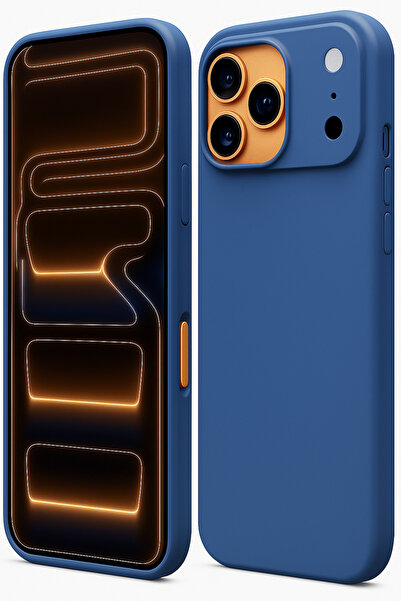 CaseHub غطاء سيليكون لآيفون 17 برو ماكس مع شاشة داخلية مخملية وحماية محسنة لل...