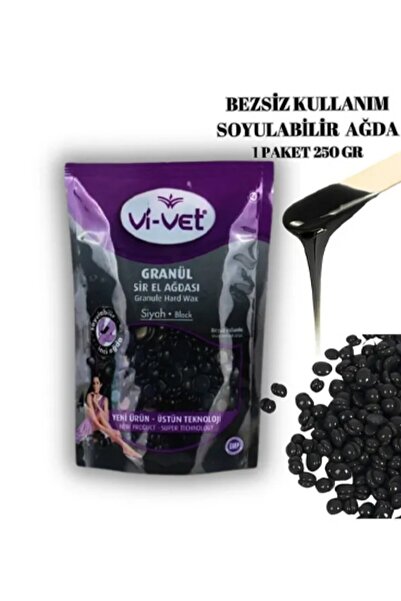 Vi-vet Vivet Soyulabilir Boncuk Black Ağda 3×250 GR