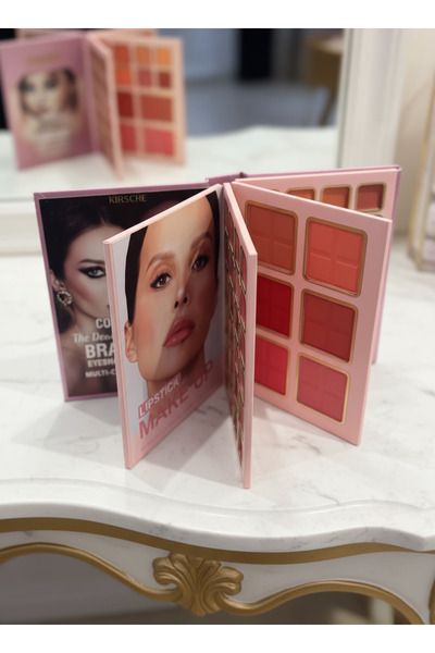 Makeup مجموعة ظلال العيون متعددة الألوان من 5 طبقات - مجموعة كاملة للوجه للاس...