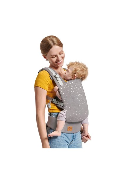 Kinderkraft MARSUPIU ERGONOMIC KINDERKRAFT NINO, PANA LA 20 KG, CONFETTI GREY