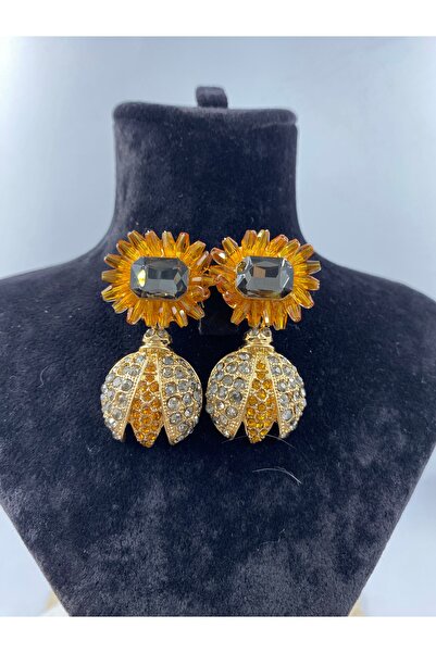 Byoz store Design Sunflower Ladybug Women's Earrings