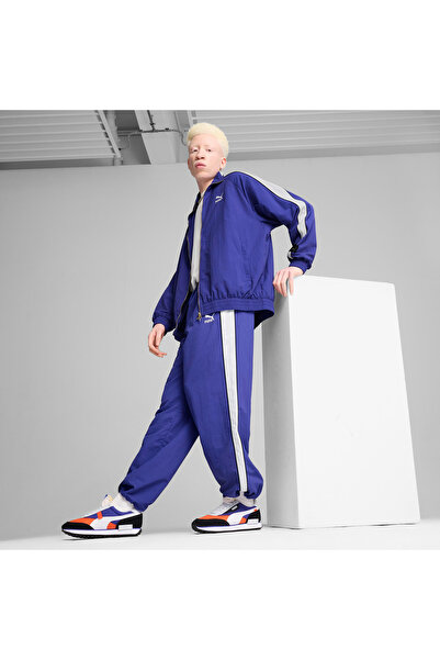 Puma T7 Play.Paris. Track Jack Unisex Mavi Eşofman Üstü