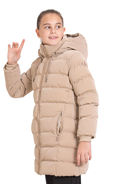 Garland Palton de iarnă pentru fete, cu interior de pluș, din material impermeabil Nova, cu croială îngustă