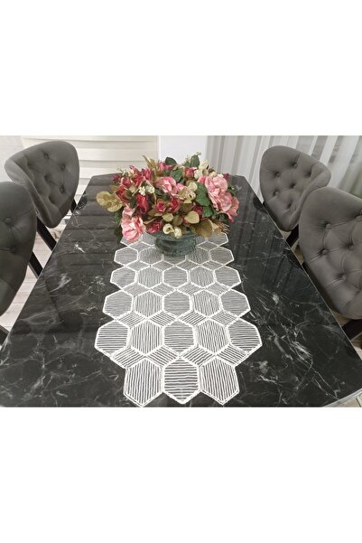 Lavanderi FRANSIZ DANTELLİ TEK PARÇA RUNNER, MASA&SEHPA ÖRTÜSÜ, ÇEYİZLİK RUNNER