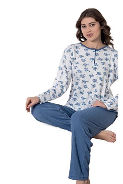 bipamuk Winter Interlock Fabric Women's Pajamas Set Warm Soft Home Wear M–2Xl
