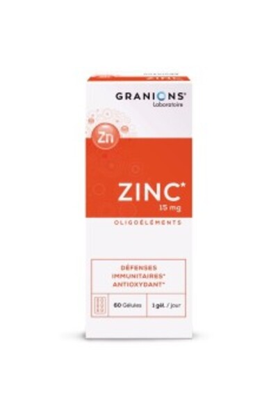 Granions Zinc gluconate 15 mg 60 capsules