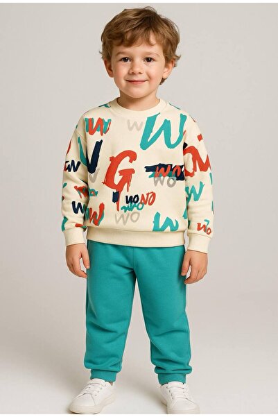 Milanlı Kids مجموعة علوية وسفلية موسمية للأولاد