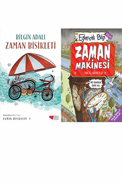 Can Yayınları Zaman Bisikleti 1 (Bilgin Adalı) ve Zaman Makinesi (Nick Arnold)