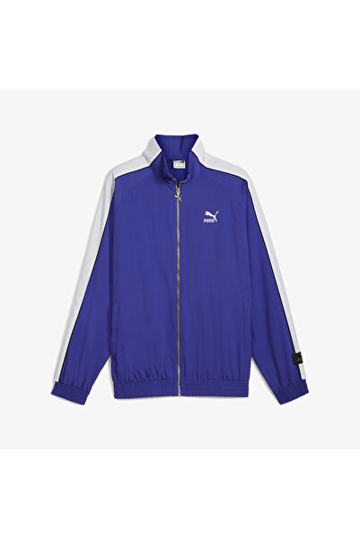 Puma T7 Play.Paris. Track Jack Unisex Mavi Eşofman Üstü