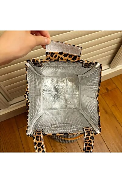 GlassySKY Стилна термоизолирана, водоустойчива и издръжлива чанта за обяд/храна от оксфордска тъкан - за офиса, училището или пикник