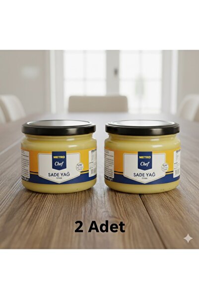 Metro Chef 2 Adet Sade Yağ Inek, Sade Yağ, Ghee Yağ, Ghee Yağı 250grx2 Toplam...
