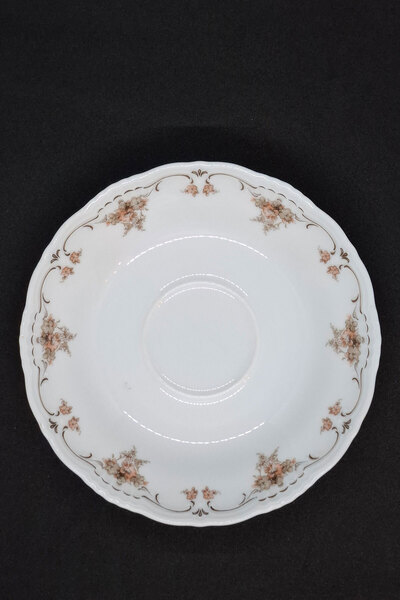 ABBETC Königlich Tettau Antique Tea Cup Saucer 14 cm