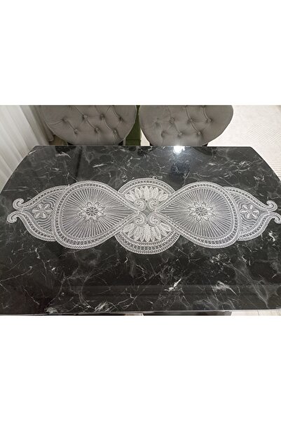 Lavanderi French Lace One-Piece Runner, Table & Coffee Table Cover, Dowery Runner