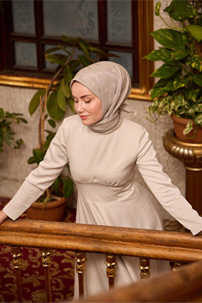 Silk Home Monogram Cotton Silk Scarf - Gray