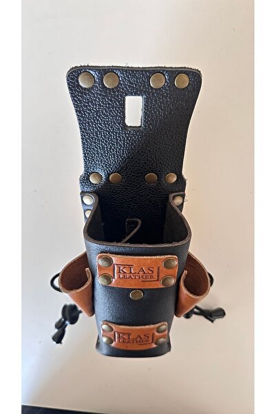 KLAS LEATHER Elektrikci Bel Alet Çantası Hakiki Deri ( Klas Beylik)