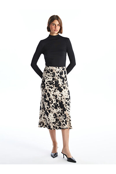 LC Waikiki Gemusterter Standard-Fit-Damenrock – LCW