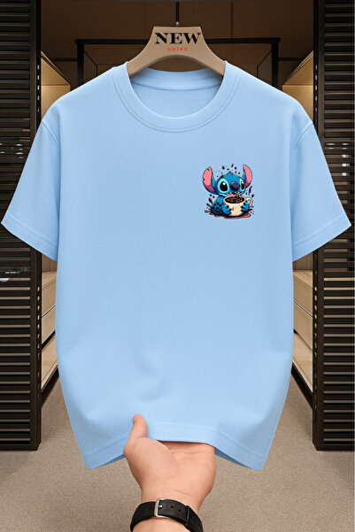 New Shine Μπλουζάκι με στάμπα Stitch Oversize