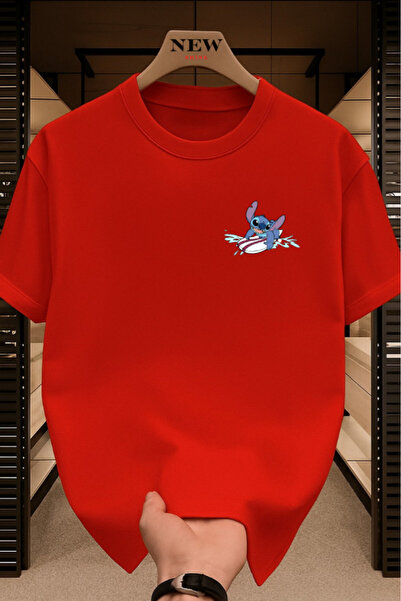 New Shine Μπλουζάκι με στάμπα Stitch Oversize